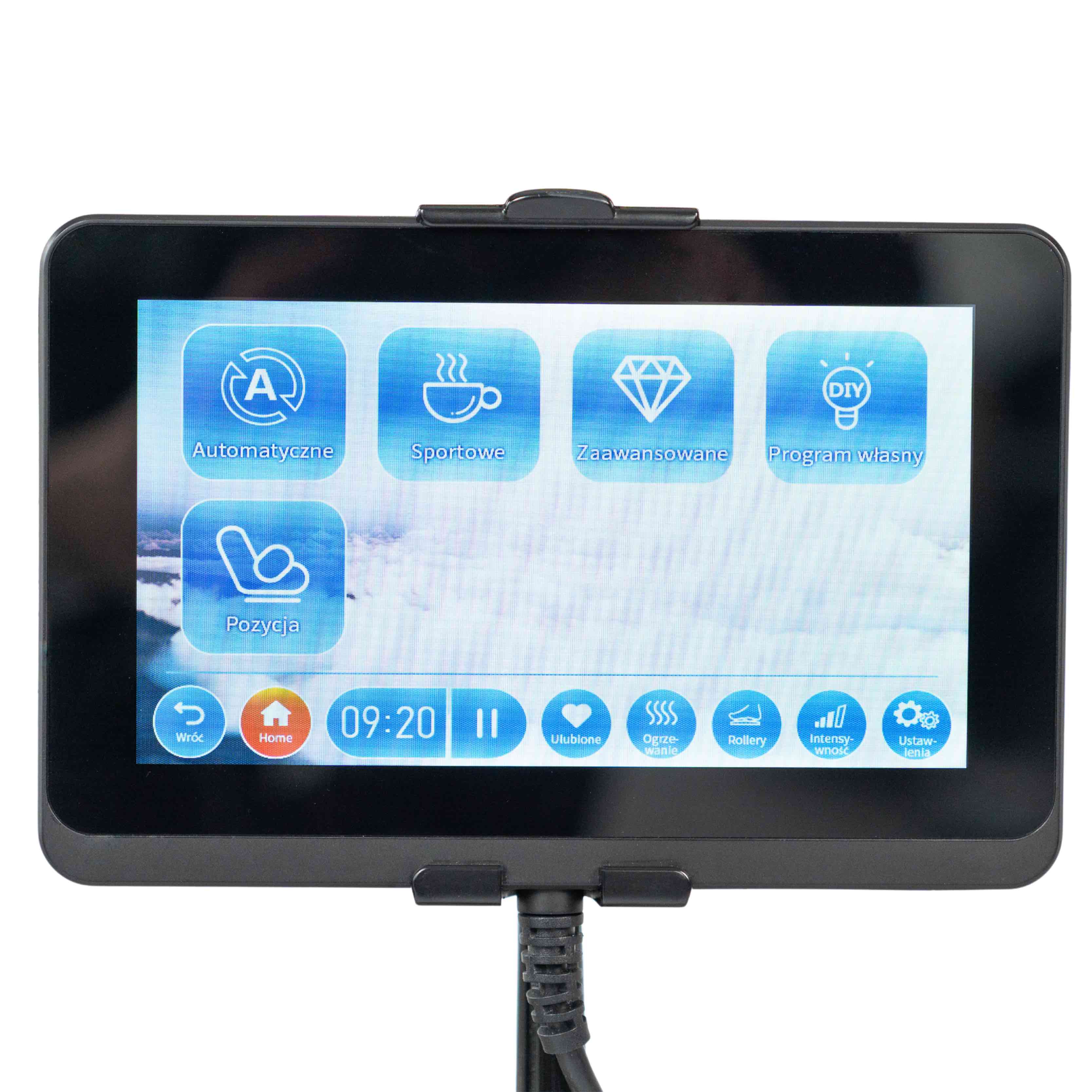 Tablet do sterowania w fotelu masującym Livaro