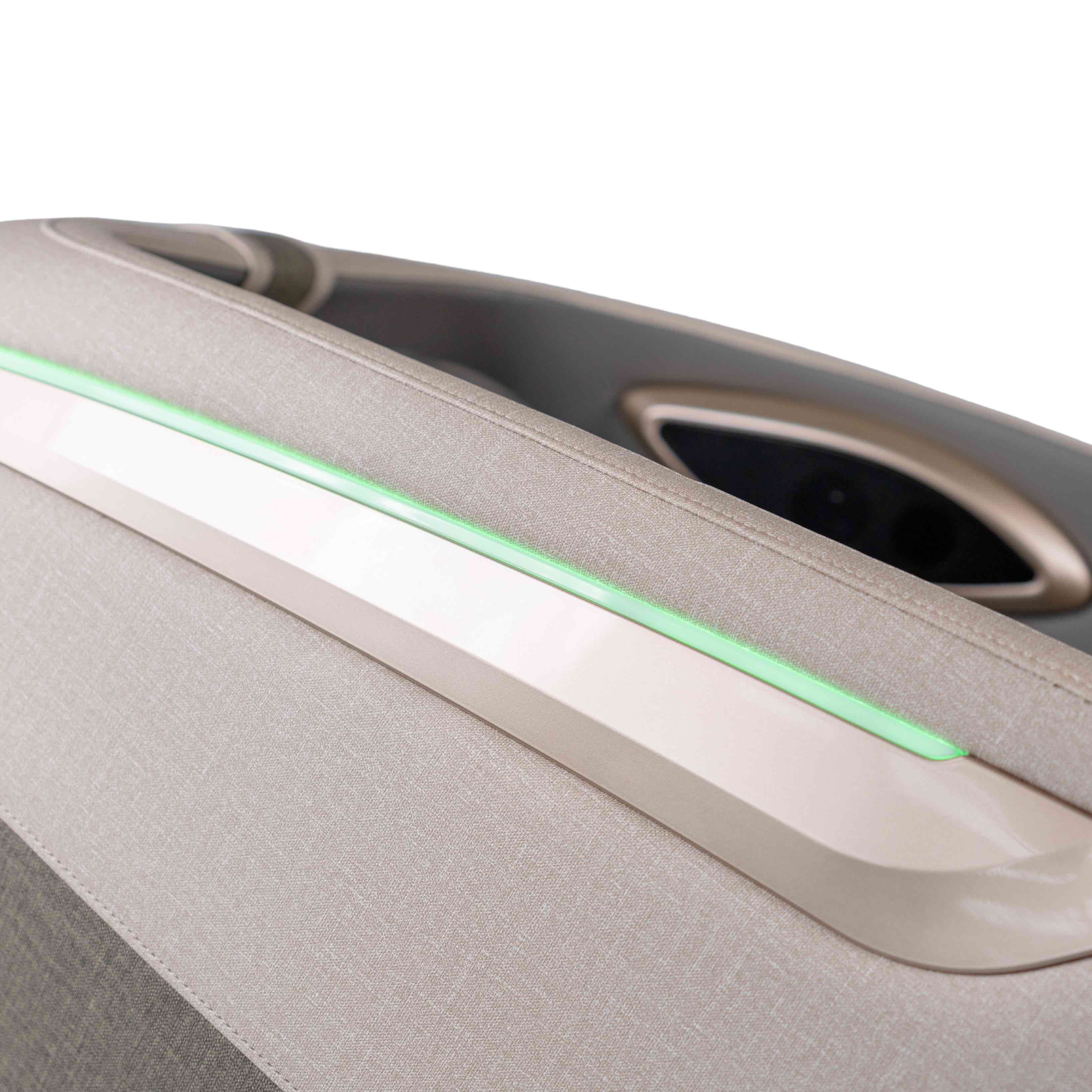 Massagesessel Momento mit Zahlungskarte LED-Beleuchtung.