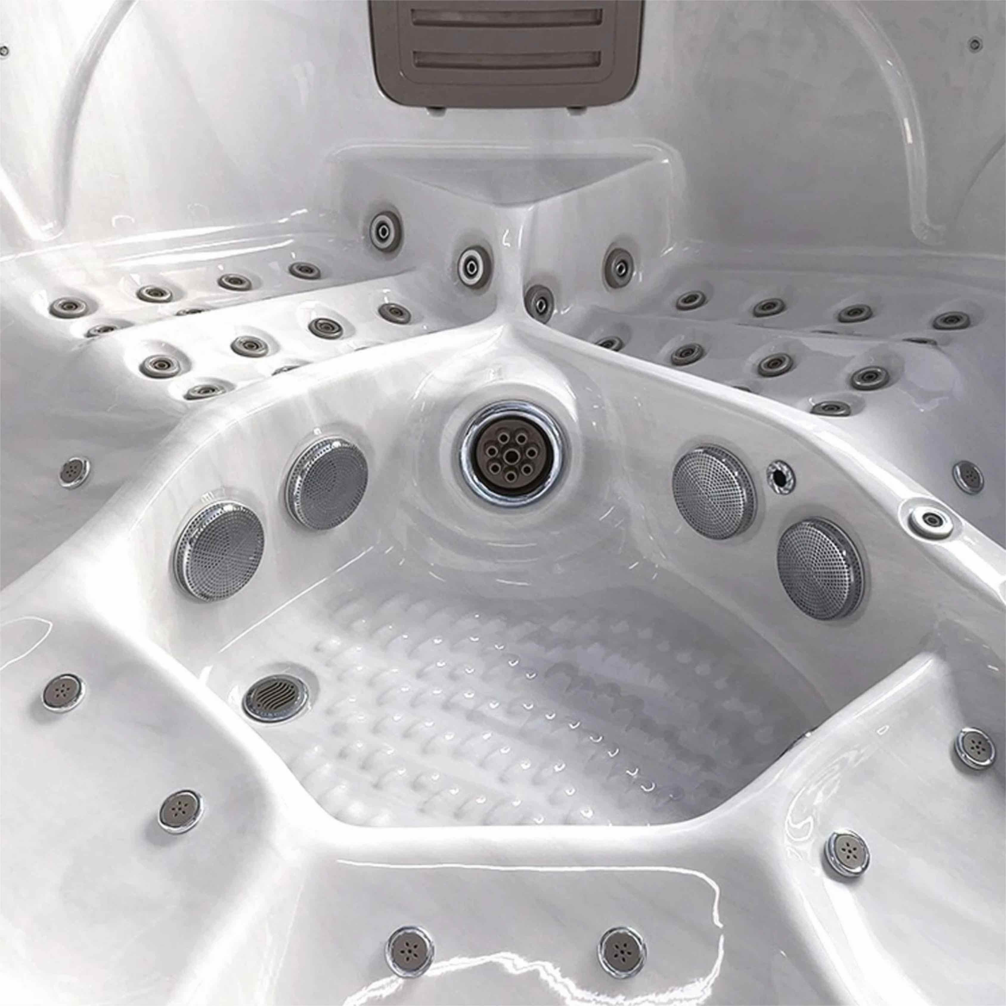 Garten-Whirlpool Alpha 723 Sidora – Hot Tub für 5 Personen 5.