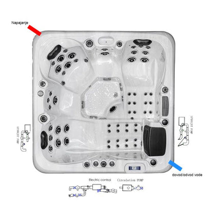 Beta 623a 5-person hot tub